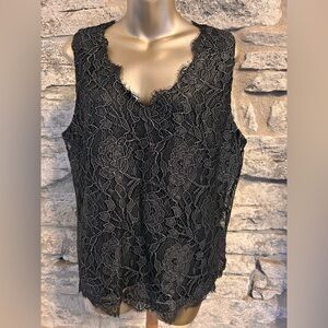 Lace Sleeveless Top